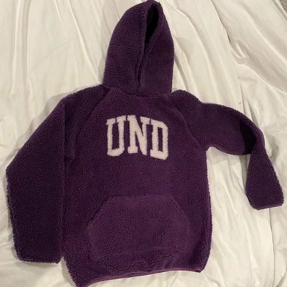 XL undefeated sherpa pullover hood パープル